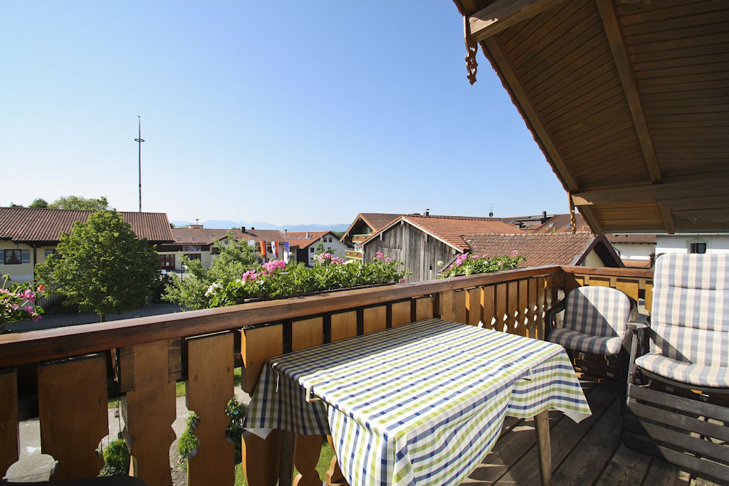 Balkon der Ferienwohnung Margerite